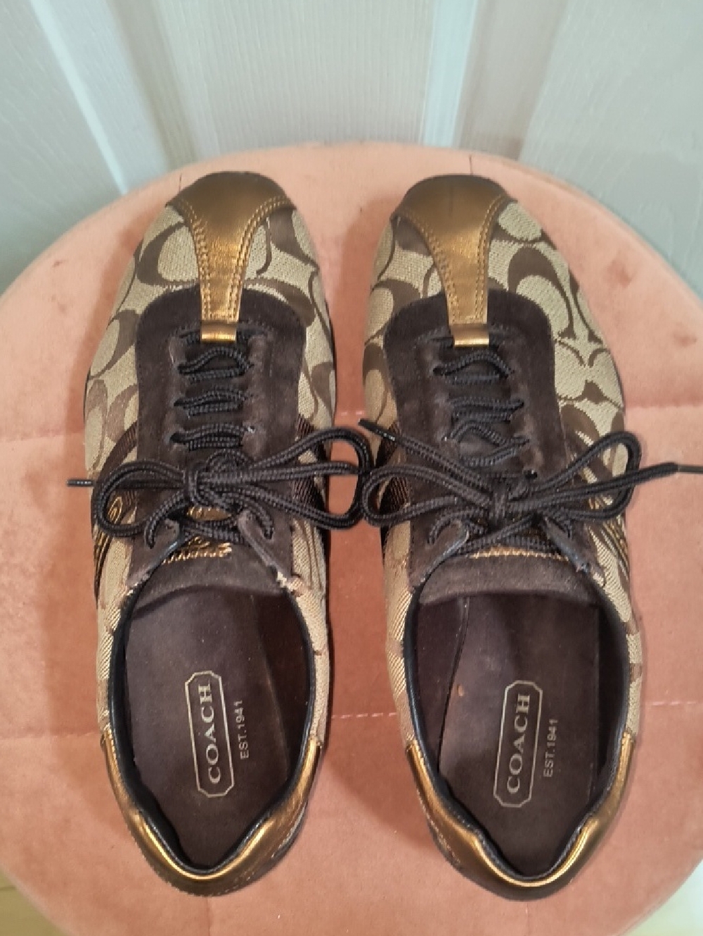 Coach Kate Signature Sneakers Size 7.5 - Picture 4 of 7